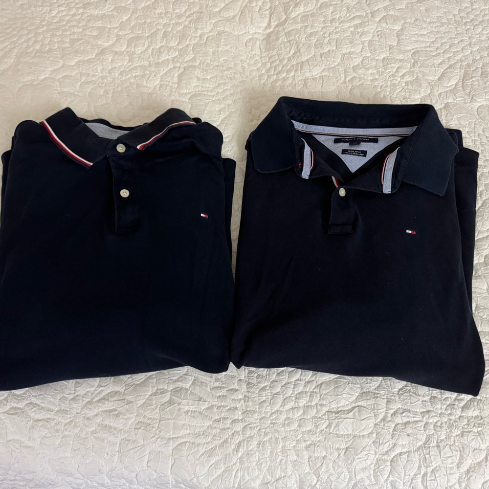 Tommy Hilfiger Dark Blue Polo Shirts